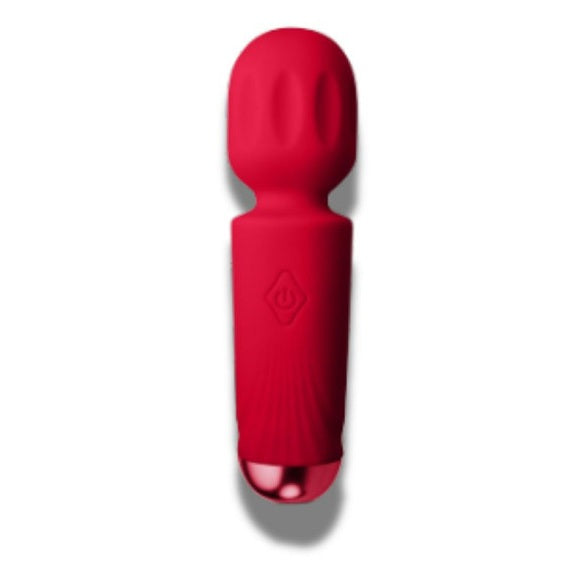 Rocks Off Rechargeable Mini Wand - Azalea Red