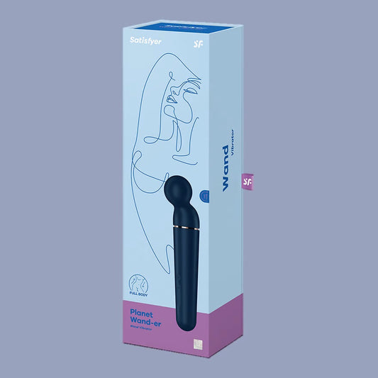 Satisfyer Planet Wand-er Massager Wand Vibrator Blue