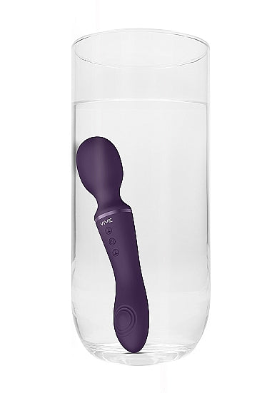 Shots Toys | VIVE Enora Wand and Vibrator Double Ended Purple