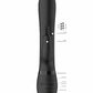 Shots Toys | VIVE Amoris 23cm USB Rechargeable Beads Rabbit Vibrator Black