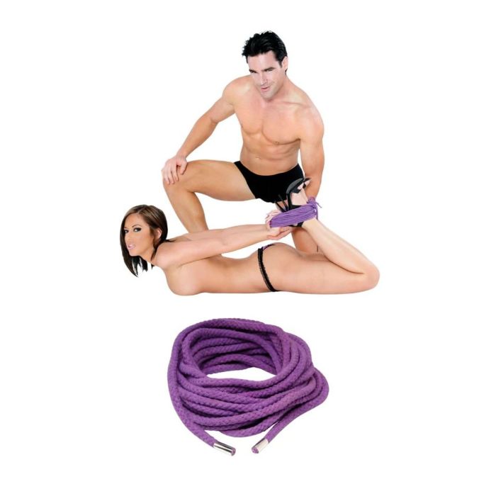 Pipedream | Fetish Fantasy Series Japanese Silk Rope - Purple Bondage Rope - 10.5m Length