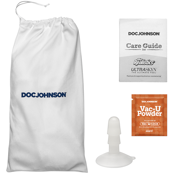 Doc Johnson Signature Cocks - Hollywood Cash - 11" ULTRASKYN Cock Vac-U-Lock Suction Cup Dildo