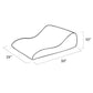 Liberator Hipster Contoured Sex Pillow Positioner Black