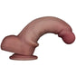 Lovetoy Sliding Skin Pro Dual Layer Silicone Dong Dildo 8"