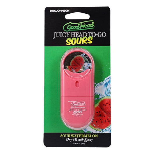 Doc Johnson GoodHead Juicy Head Dry Mouth Spray To-Go Sour Watermelon 9ml
