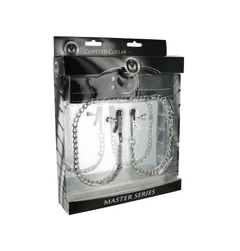 Master Series Coveted Collar And Clamp Union Nipple Clamps