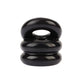 CHISA GK Power Stacked Dual Pleasure Ring Black