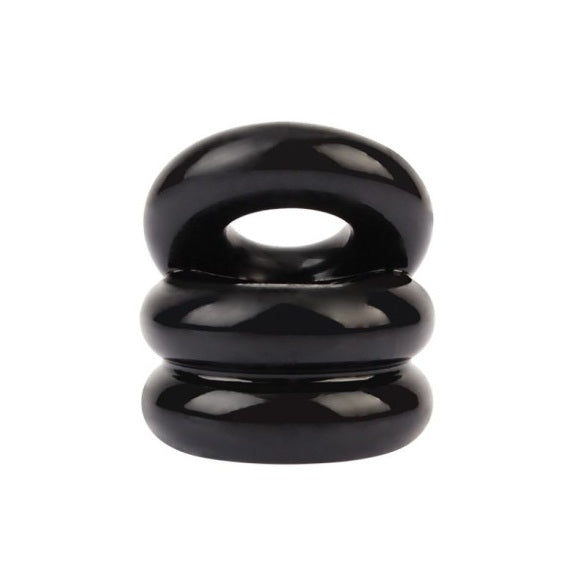 CHISA GK Power Stacked Dual Pleasure Ring Black