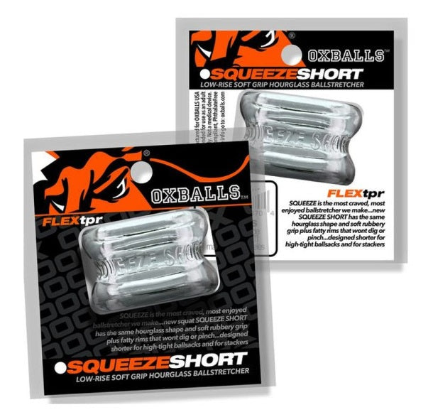 OxBalls Squeeze Short Ballstretcher Clear