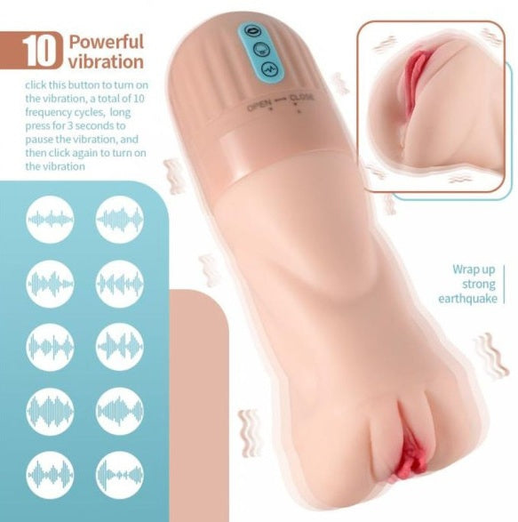 Xise Suctroker Dual Density Vibrating Sucking Vaginal Masturbator V2.0