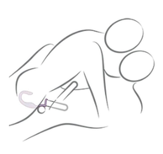 Rocks Off The Vibe 10 Speed Remote Mens Silicone Cock Ball and Anal Vibrator