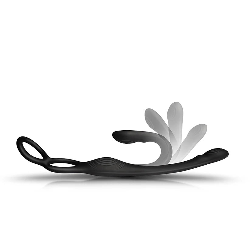 Rocks Off The Vibe Cock Ring Balls and Anal Stimulator