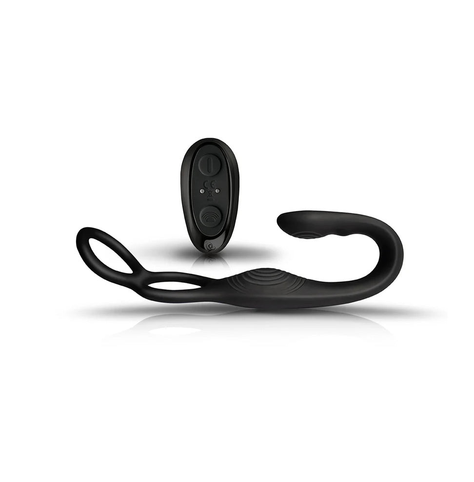 Rocks Off The Vibe Cock Ring Balls and Anal Stimulator