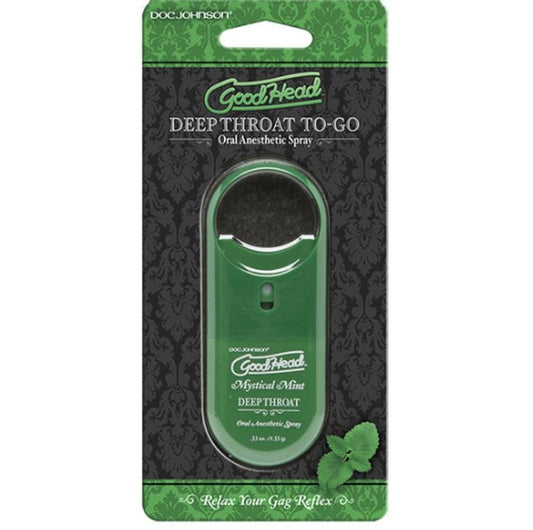 Doc Johnson GoodHead To-Go Deep Throat Spray Mint 9ml