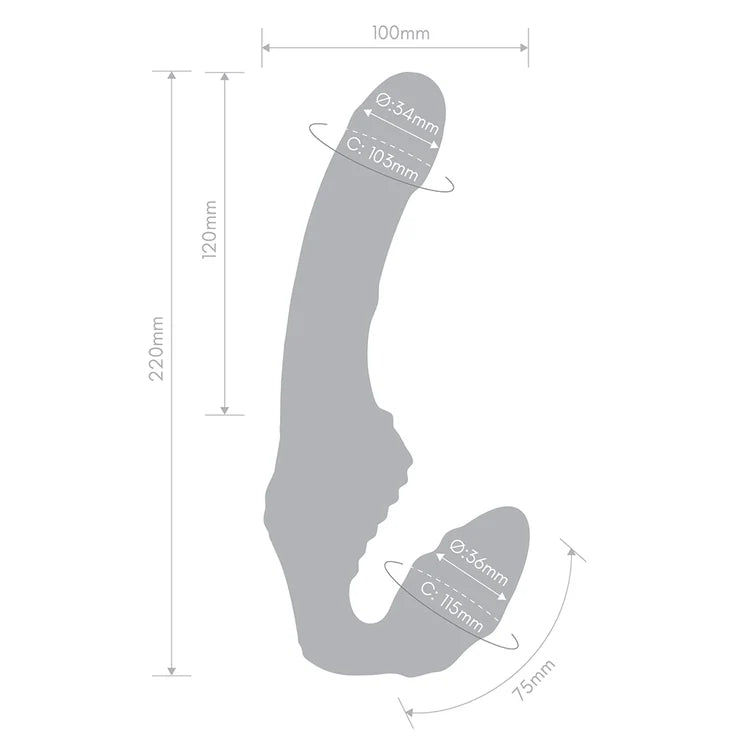 Electric EEL | Together Toy Strapless Together Remote Controlled Vibrator