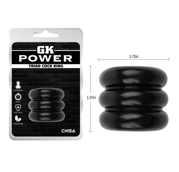 CHISA GK Power Triad Cock Ring