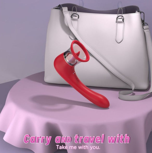 S-Hande Trumpet 3-in-1 Sucking Licking Vibrating Vaginal Stimulator