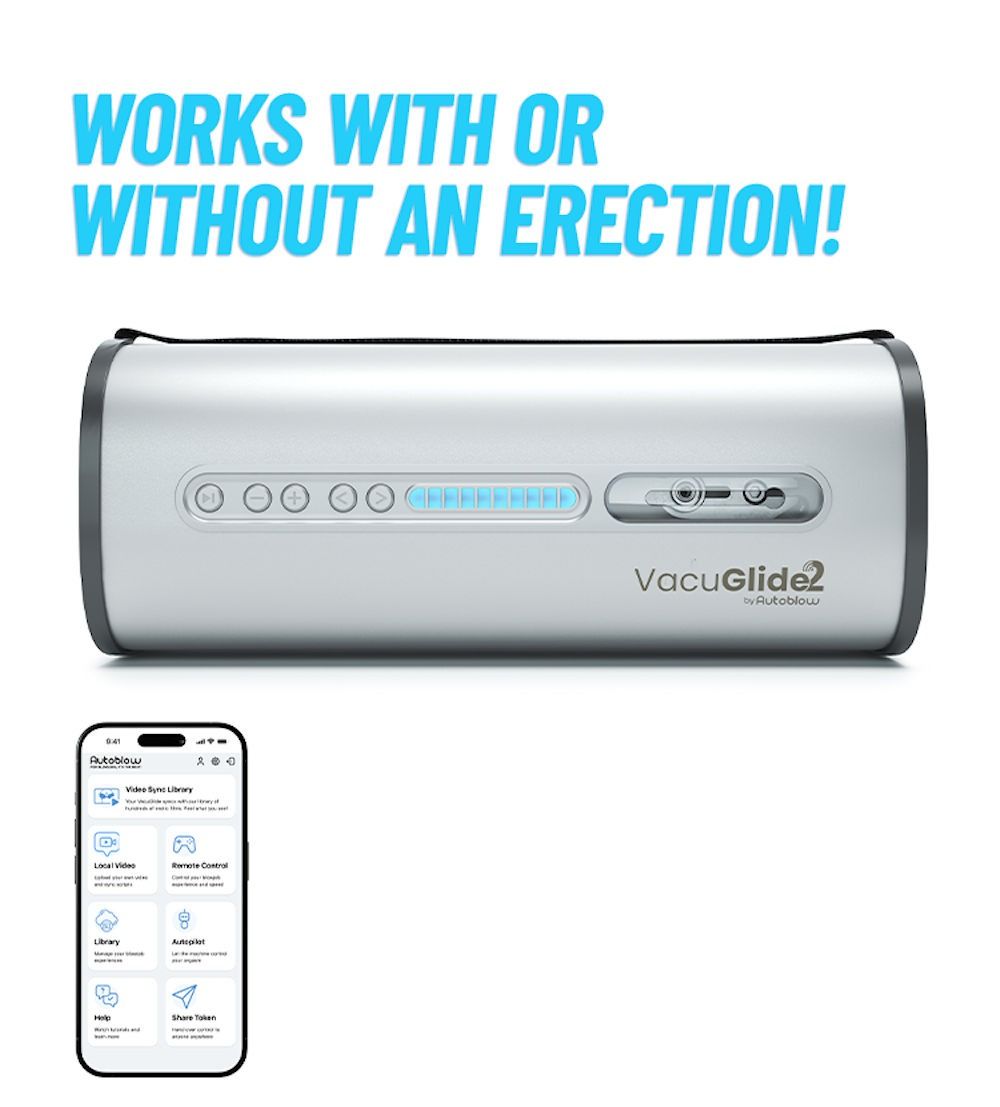 VacuGlide 2 Suction Masturbator by Autoblow