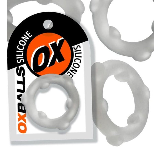 OxBalls Spinner Silicone Ring Clear