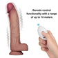 Lovetoy Vibrating Sliding Skin Pro II Silicone Dong Dildo 10" Remote
