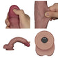 Lovetoy Vibrating Sliding Skin Pro II Silicone Dong Dildo 10" Remote