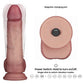 Lovetoy Vibrating Sliding Skin Pro II Silicone Dong Dildo 8" Remote