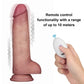 Lovetoy Vibrating Sliding Skin Pro II Silicone Dong Dildo 8.5" Remote