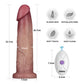 Lovetoy Vibrating Sliding Skin Pro II Silicone Dong Dildo 9" Remote