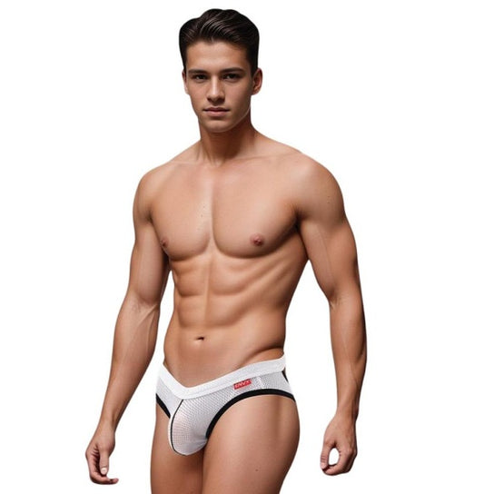 Envy Sport Mesh Jock White Size M/L or L/XL