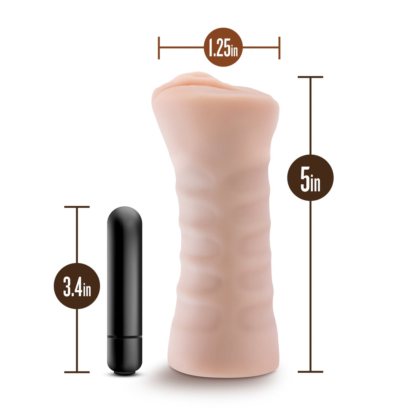 Blush Novelties | M for Men Rain Stroker Vanilla