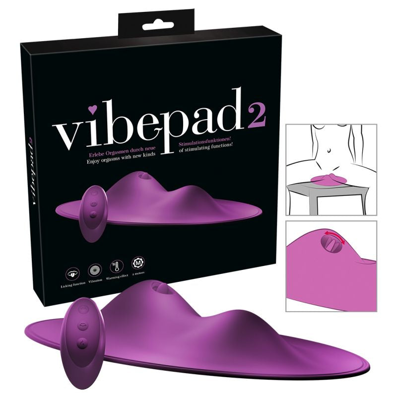 Vibepad 2 - Remote Control Vibrating Pad - Ride on the Waves of Pleasure!