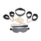 Master Series Golden Submission Bondage Set Black
