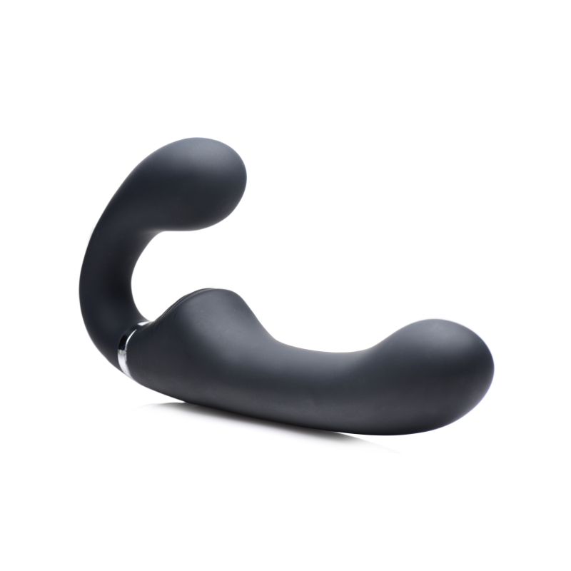 Strap U Mighty Rider 10X Strapless Strap-On Black w Remote