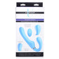 Strap U Mighty Rider 10X Strapless Strap-On Blue w Remote