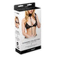 Whipsmart Diamond Collar & Leash Black
