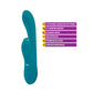 Viben Razzle G-Spot Thumping Rabbit Vibrator Ocean