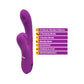 Viben Dazzle G-Spot Thumping Rabbit Suction Vibrator Berry