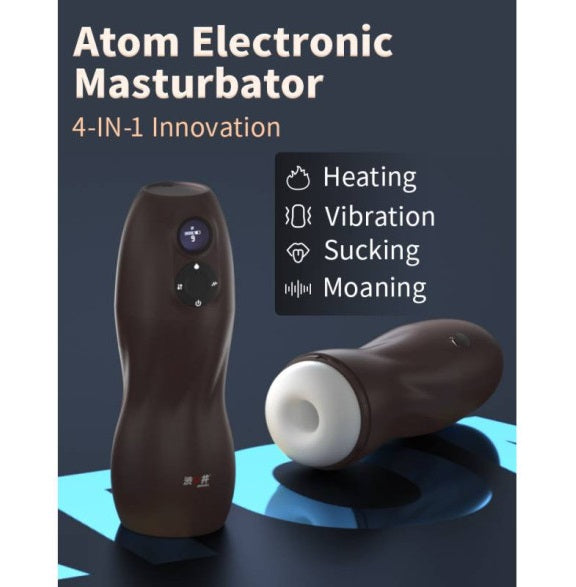 Drywell Atom Electronic Heating, Vibrating, Sucking and Moaning Masturbator