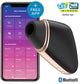 Satisfyer Love Triangle App Controlled USB Rechargeable Clitoral Vibrator Black