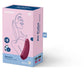 Satisfyer Curvy 1+ Mobile App USB Clitoral Stimulator & Vibration Rose Red