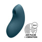 Satisfyer Vulva Lover 2 USB Rechargeable Air Pulse Clitoral Stimulator - Blue