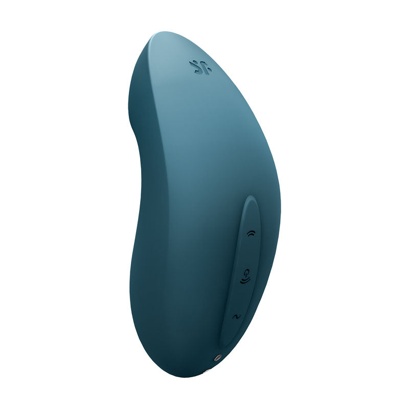 Satisfyer Vulva Lover 2 USB Rechargeable Air Pulse Clitoral Stimulator - Blue