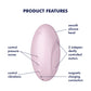 Satisfyer Vulva Lover 3 USB Rechargeable Air Pulse Clitoral Stimulator - Pink