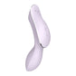 Satisfyer Curvy Trinity 2 USB Rechargeable Air Pulse Stimulator Vibrator Violet