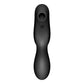 Satisfyer Curvy Trinity 2 USB Rechargeable Air Pulse Stimulator & Vibrator Black