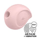 Satisfyer Sugar Rush USB Rechargeable Air Pulsation Clitoral Stimulator - Rose