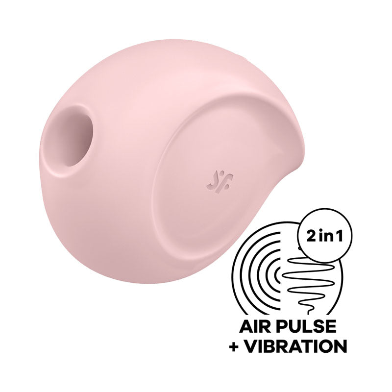 Satisfyer Sugar Rush USB Rechargeable Air Pulsation Clitoral Stimulator - Rose