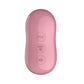 Satisfyer Cotton Candy USB Recharge Air Pulsation Clitoral Stimulator Light Red