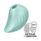 Satisfyer Pearl Diver USB Rechargeable Air Pulsation Clitoral Stimulator - Mint