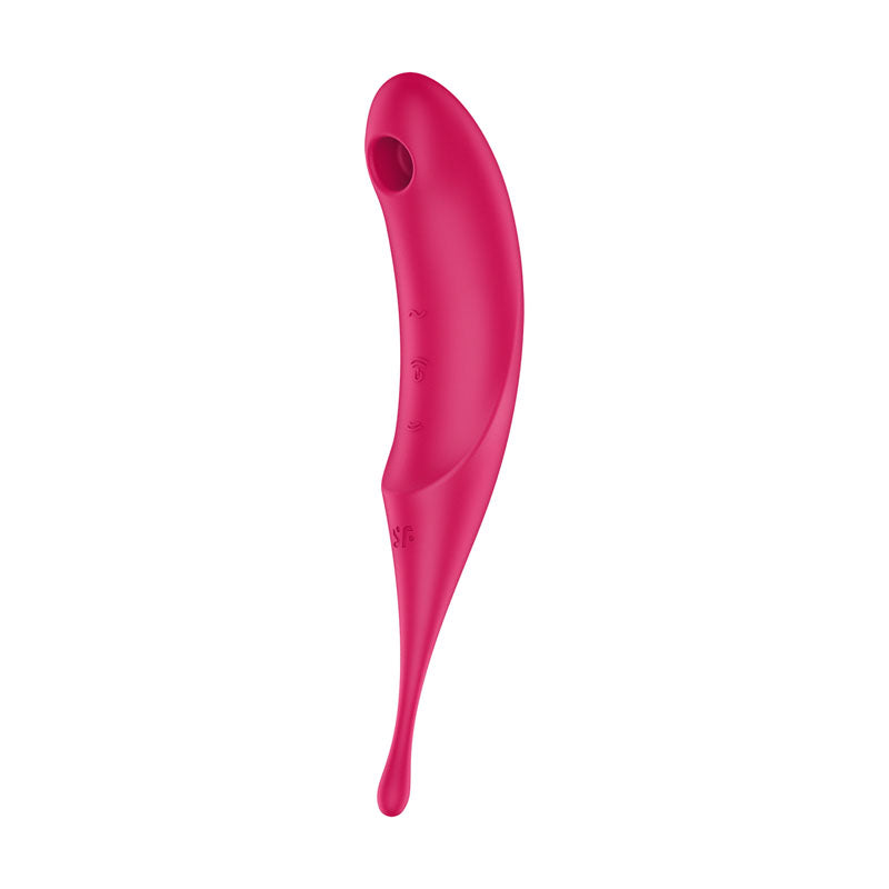 Satisfyer Twirling Pro+ Hybrid Air Pulse Vibrator - Red